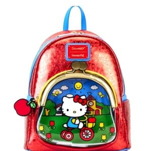 Loungefly Sanrio Hello Kitty 50th  Anniversary Coin Bag Backpack